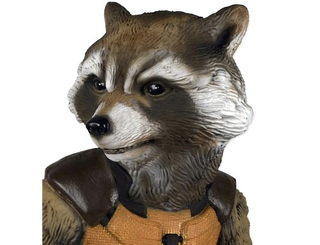 Illustration for article titled A Life-Size Rocket Raccoon That Won't Knock Over Your Trash Cans